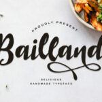 Baillando Font Poster 1