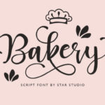 Bakery Font Poster 1