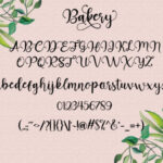 Bakery Font Poster 10