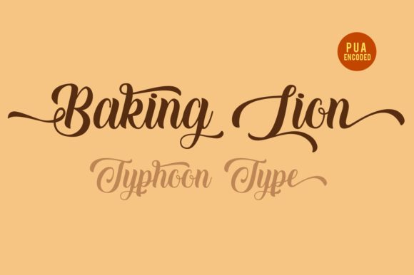 Baking Lion Font