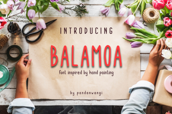 Balamoa Family Font Balamoa Family Font Poster 1