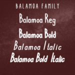 Balamoa Family Font Poster 12