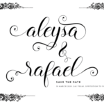 Balerina Script Font Poster 12