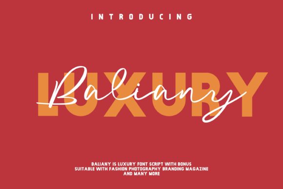 Baliany Script Font