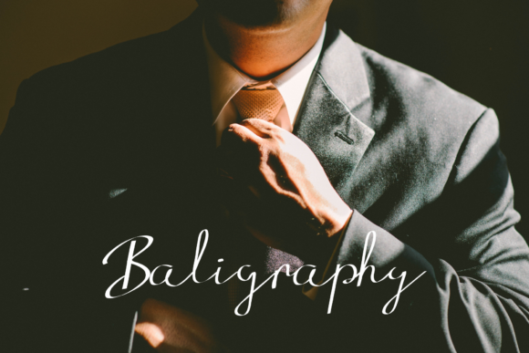 Baligraphy Font Poster 1