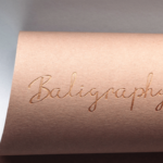 Baligraphy Font Poster 7