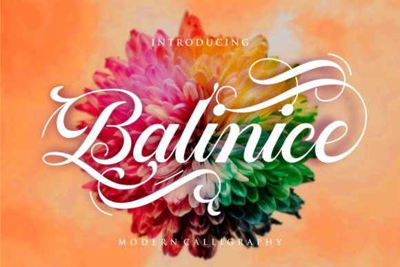 Balinice Font Poster 1