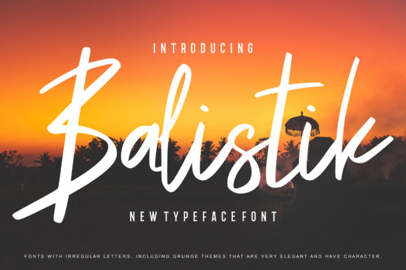 Balistik Font