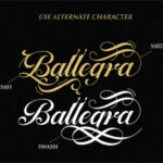 Ballegra Font Poster 9
