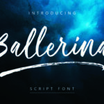 Ballerina Font Poster 1