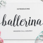Ballerina Script Font Poster 1