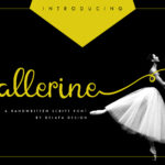 Ballerine Font Poster 1