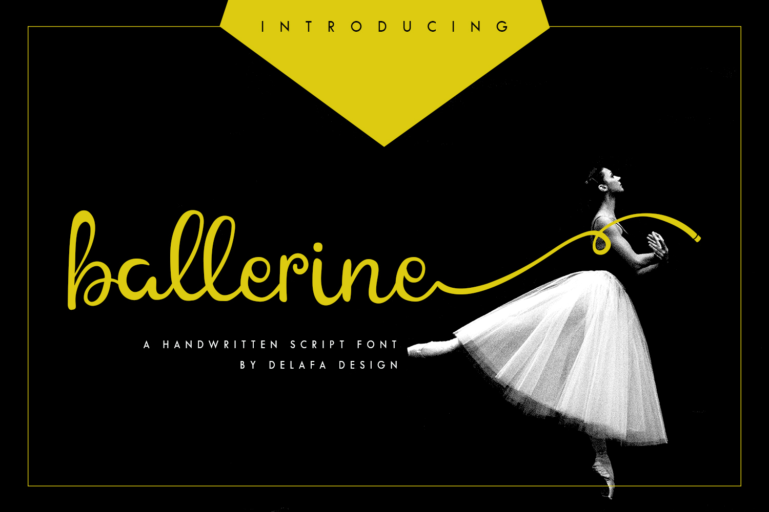 Ballerine Font Poster 1