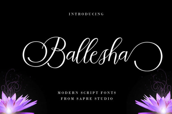 Ballesha Font Poster 1