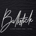 Ballistick Font Poster 1