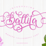 Ballita Script Font Poster 1