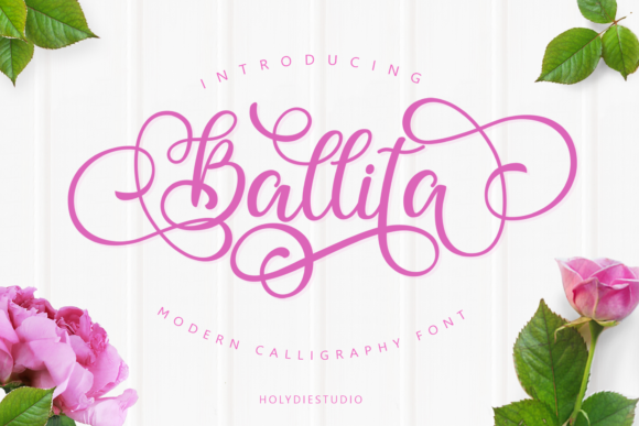Ballita Script Font Poster 1