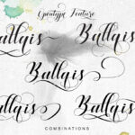 Ballqis Font Poster 10