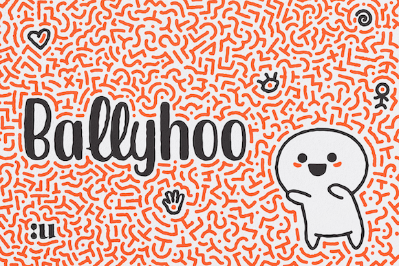 Ballyhoo Font Poster 1