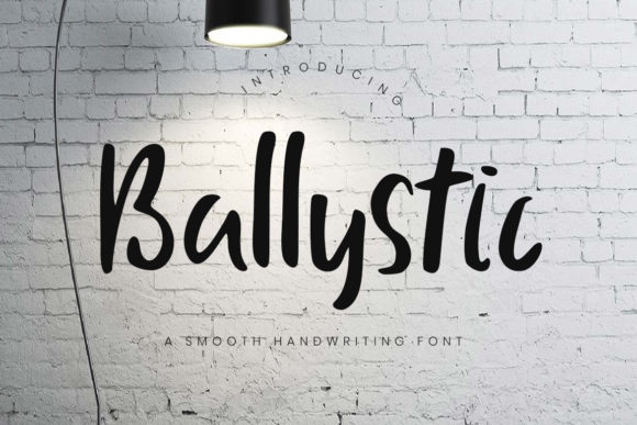 Ballystic Font Poster 1