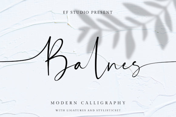 Balnes Font Poster 1