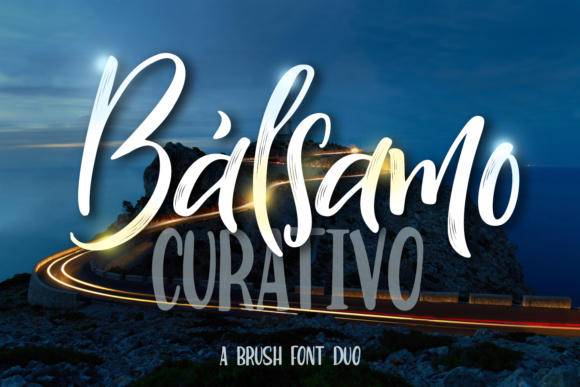 Bálsamo Curativo Duo Font Poster 1