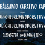 Bálsamo Curativo Duo Font Poster 11