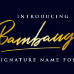 Bambang Font Poster 1