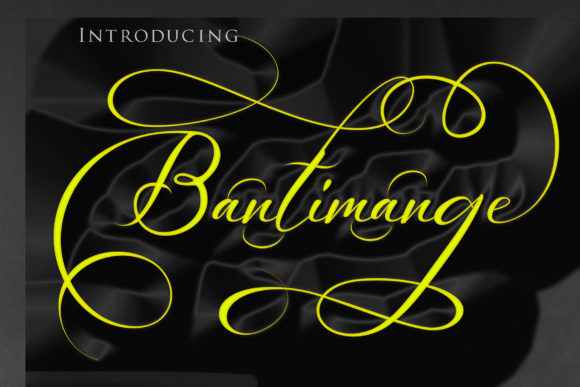 Bantimange Font Poster 1