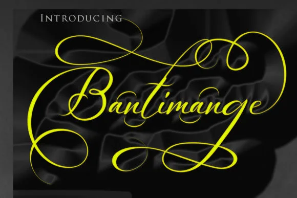 Bantimange Font Bantimange Font Poster 1