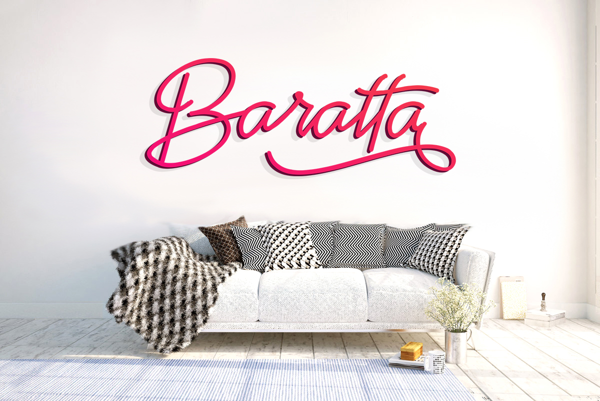 Baratta Font Poster 1