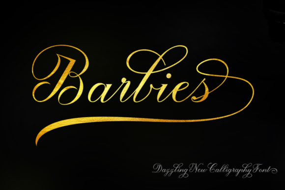 Barbies Script Font Poster 1