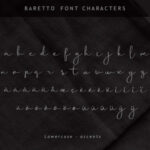 Baretto Font Poster 7