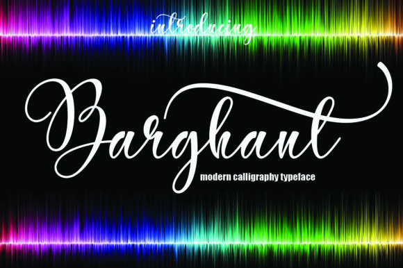 Barghant Font Poster 1