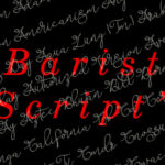 Barista Script Font Poster 1