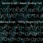 Barista Script Font Poster 6