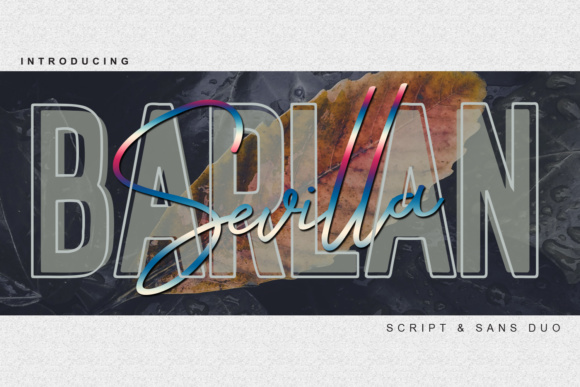 Barlan & Sevilla Duo Font Poster 1