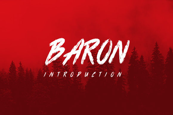 Baron Font Poster 1