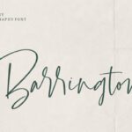 Barrington Font Poster 1