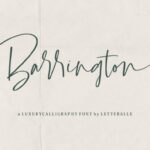Barrington Font Poster 16