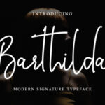 Barthilda Font Poster 1