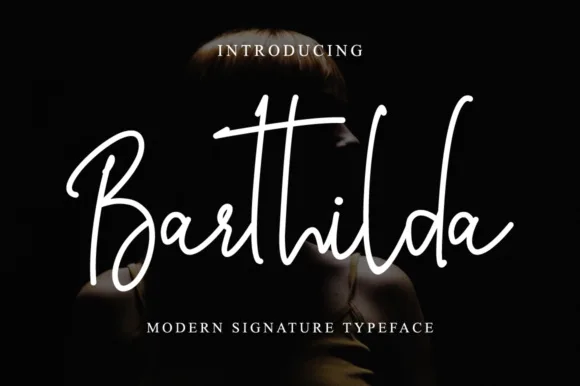 Barthilda Font Barthilda Font Poster 1