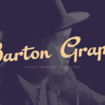 Barton Graph Font Poster 1