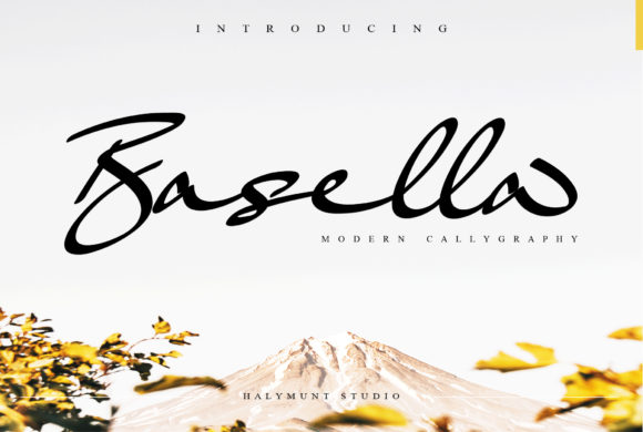 Basella Font Poster 1