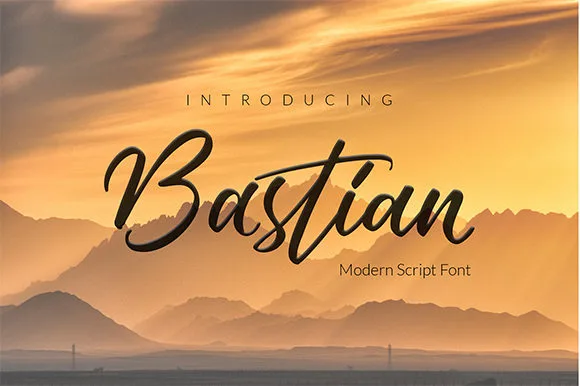 Bastian Font Bastian Font Poster 1