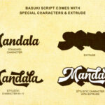 Basuki Font Poster 3