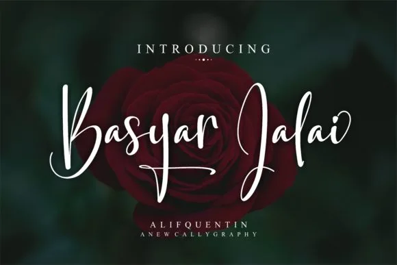 Basyar Jalai Font Basyar Jalai Font Poster 1