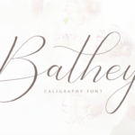 Bathey Font Poster 1