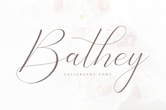 Bathey Font Poster 1