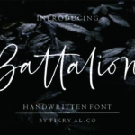 Battalion Font Poster 1